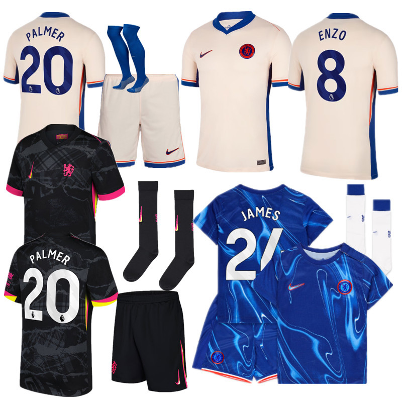 24 25 Chelsea jersey  adult kit kids kit Home Third away New  2024 2025 Chelsea soccer jersey 10-20 days. It will arrive in your country