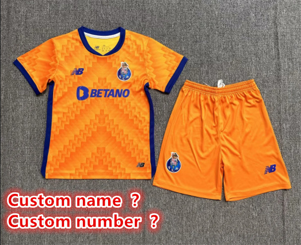 Porto jersey  kids kit Home Third away New  2024 2025 Porto soccer jersey 10-20 days. It will arrive in your country