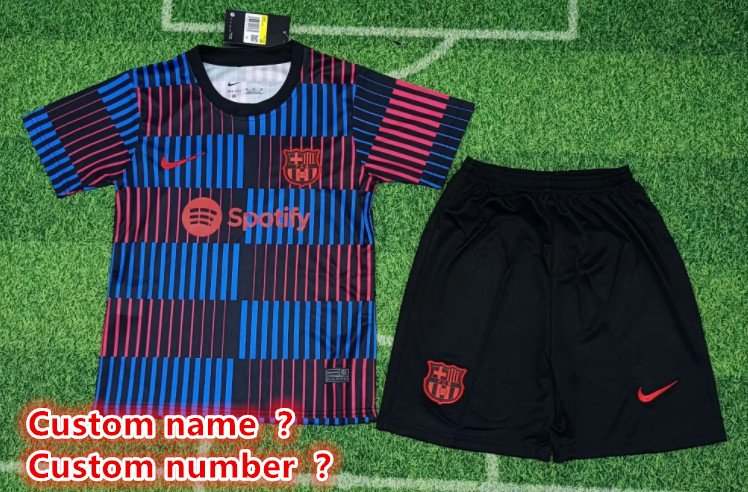 24 25 new Barcelona  jersey 2024 2025 adult kit kids kit  Home and away New adult child kit 24 25 Barcelona soccer jersey 10-20 days. It will arrive in your country