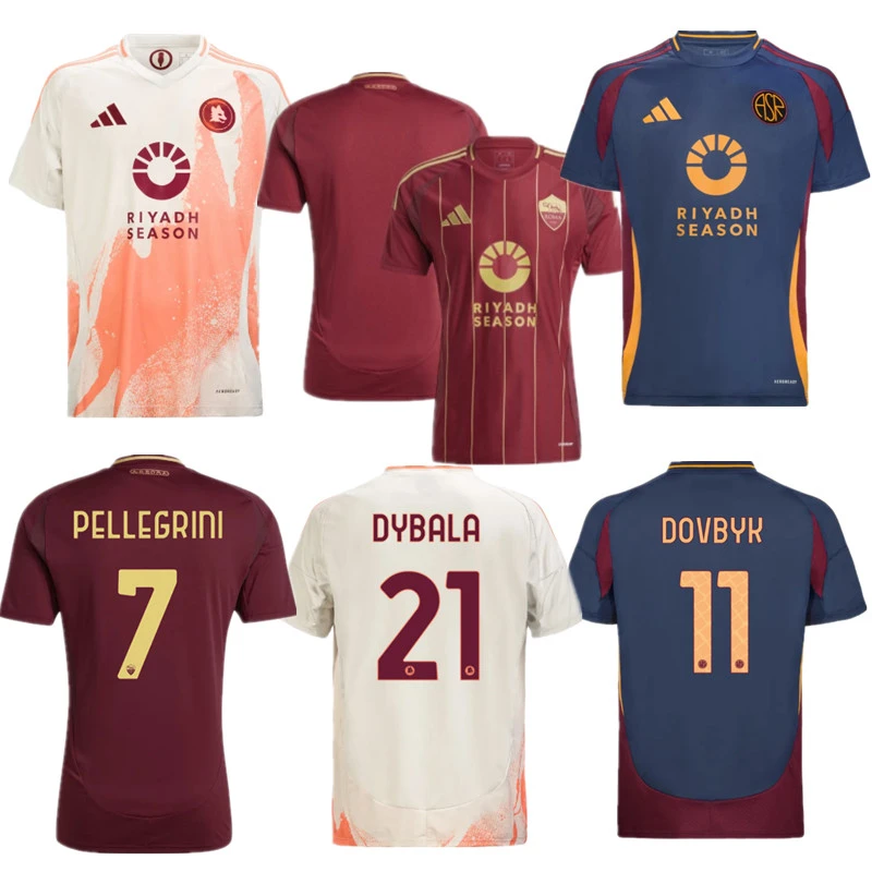 new AS Roma jersey 2024 2025  Home and away New adult 24 25 AS Romasoccer jersey 10-20 days. It will arrive in your country