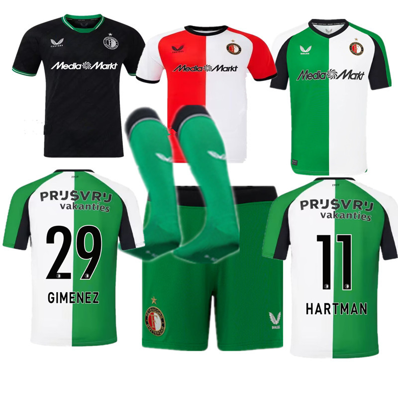 24 25 new Feyenoord  child jersey 2024 2025 adult kit kids kit  Home and away New adult 24 25 Feyenoord  soccer jersey 10-20 days. It will arrive in your country