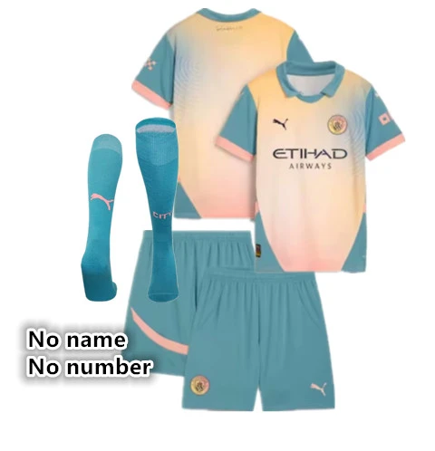 Manchester City child jersey 2024 2025  kids kit  Home and away New adult 24 25 Manchester City soccer jersey 10-20 days. It will arrive in your country
