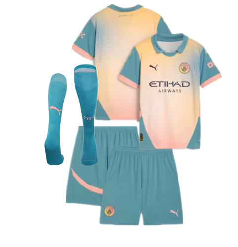 Manchester City child jersey 2024 2025  kids kit  Home and away New adult 24 25 Manchester City soccer jersey 10-20 days. It will arrive in your country