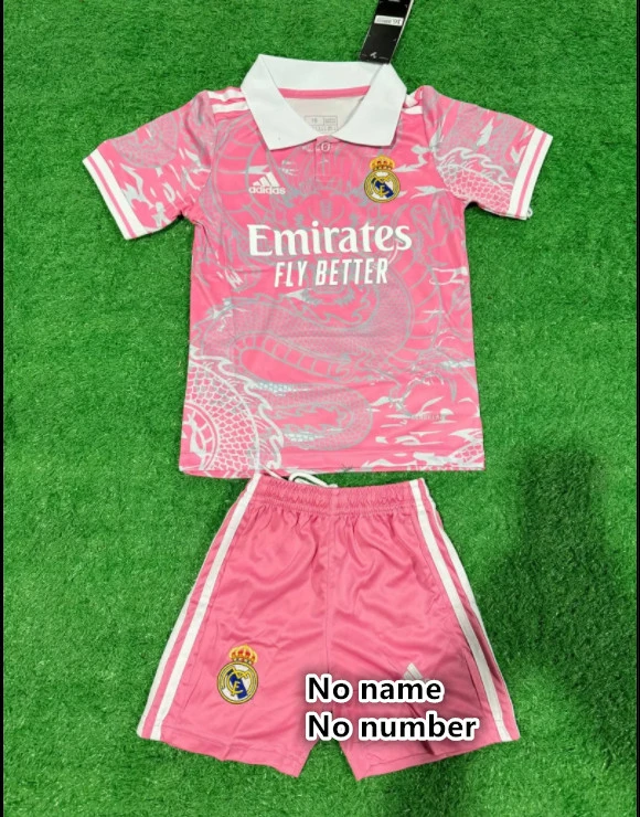 Real Madrid jersey kids kit Home Third away child jersey New 2024 2025 Real Madrid soccer child jersey 10-20 days. It will arrive in your country