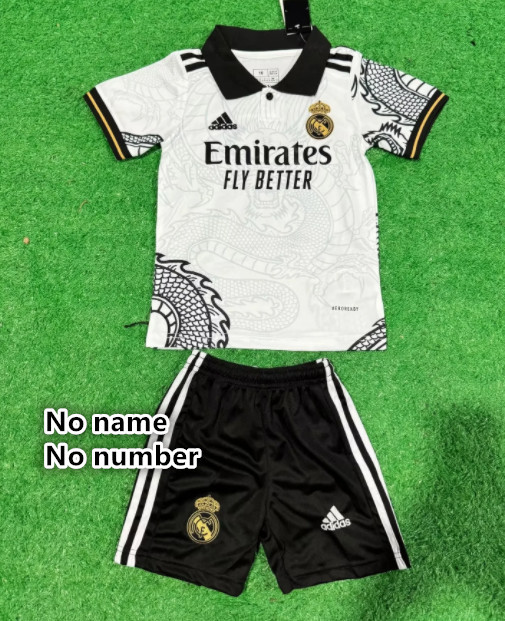 Real Madrid jersey kids kit Home Third away child jersey New 2024 2025 Real Madrid soccer child jersey 10-20 days. It will arrive in your country