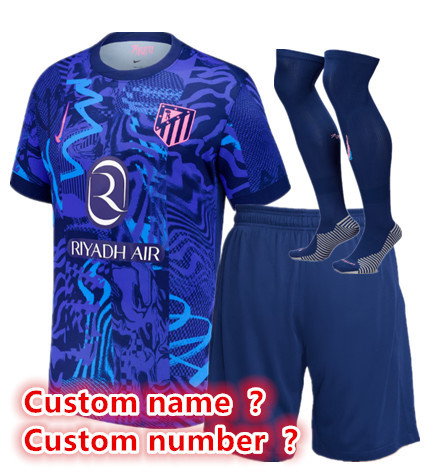 24 25 Atletico Madrid jersey adult kit  kids kit  Home Third away New adult 2024 2025 Atletico Madrid soccer jersey 10-20 days. It will arrive in your country