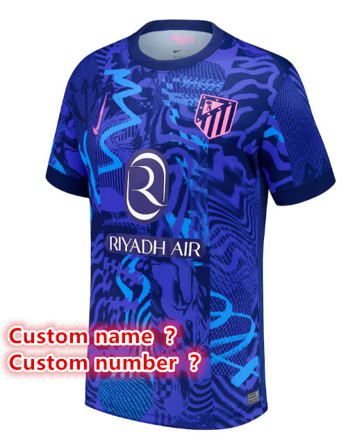 2024 2025 Atletico Madrid jersey  Home and away New adult 24 25 Atletico Madrid soccer jersey 10-20 days. It will arrive in your country