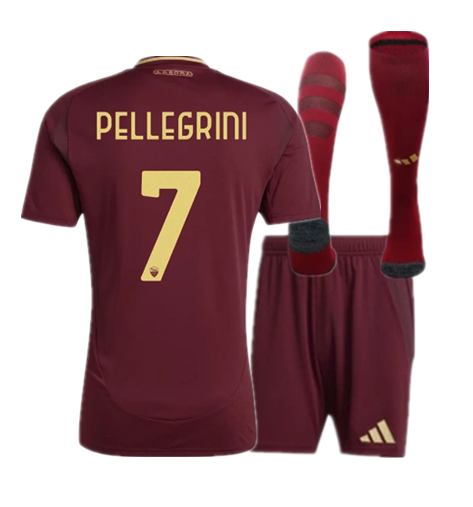 Roma jersey 2024 2025 adult kit kids kit Home Third away New adult 2024 2025 AS Roma soccer jersey 10-20 days. It will arrive in your country