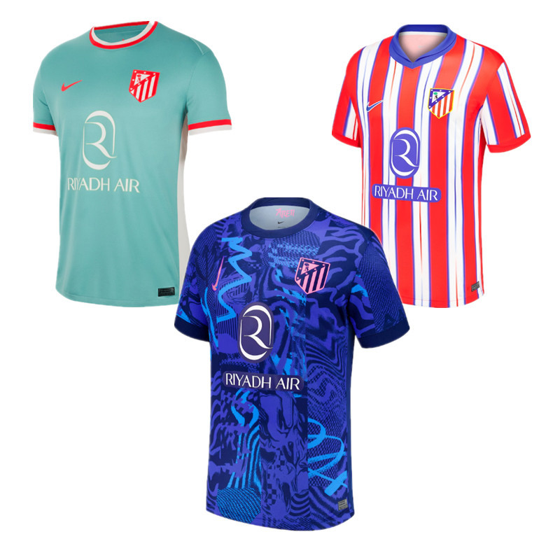 2024 2025 Atletico Madrid jersey  Home and away New adult 24 25 Atletico Madrid soccer jersey 10-20 days. It will arrive in your country