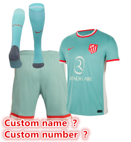 24 25 Atletico Madrid jersey adult kit  kids kit  Home Third away New adult 2024 2025 Atletico Madrid soccer jersey 10-20 days. It will arrive in your country