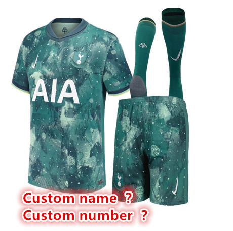 Tottenham jersey 2024 2025 adult kit  kids kit  Home Third away New adult 2024 2025 Tottenham soccer jersey 10-20 days. It will arrive in your country