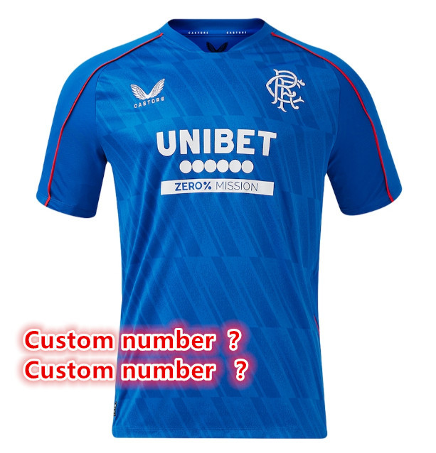 Glasgow Rangers jersey 2024 - 25 Home and away New adult 24 25 Glasgow Rangers   soccer jersey 10-20 days. It will