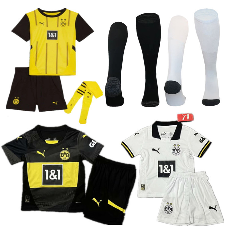 New Dortmund jersey 2024 2025 adult kit kids kit Home Third away adult 2024 2025 Dortmund soccer jersey 10-20 days. It will arrive in your country