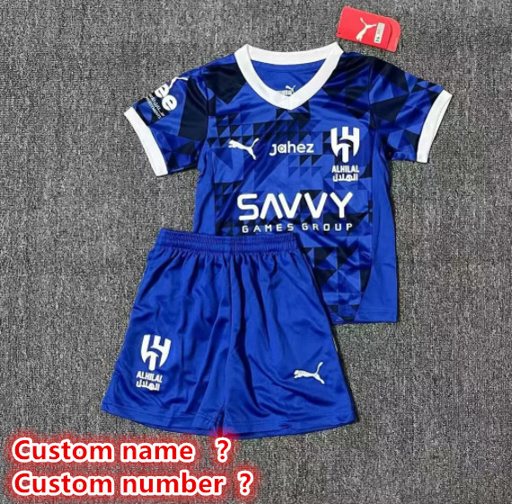 New del Al Hilal jersey 2024 2025 adult kit kids kit Home Third away adult 2024 2025 del Al Hilal  soccer jersey 10-20 days. It will arrive in your country
