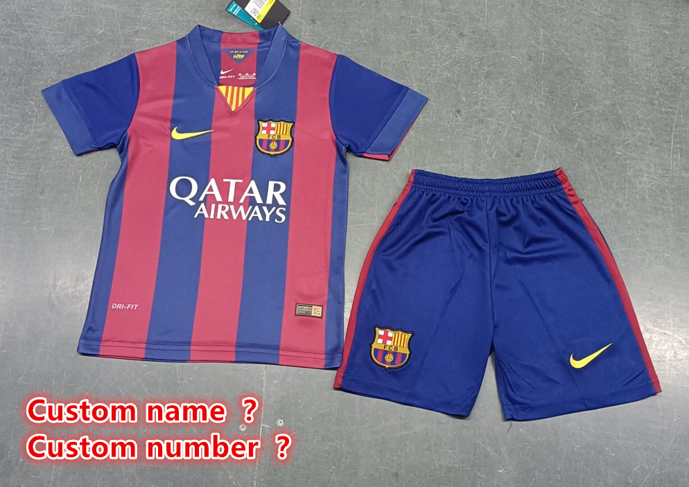 Retro jersey Barcelona jersey kids kit Home Third away 94-9514-15 1996-97 188-89 08-09 10-11 1992-95 13-14 Barcelona Retrosoccer jersey 10-20 days. It will arrive in your country