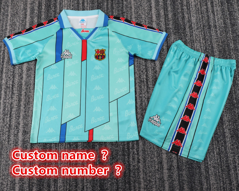 Retro jersey Barcelona jersey kids kit Home Third away 94-9514-15 1996-97 188-89 08-09 10-11 1992-95 13-14 Barcelona Retrosoccer jersey 10-20 days. It will arrive in your country