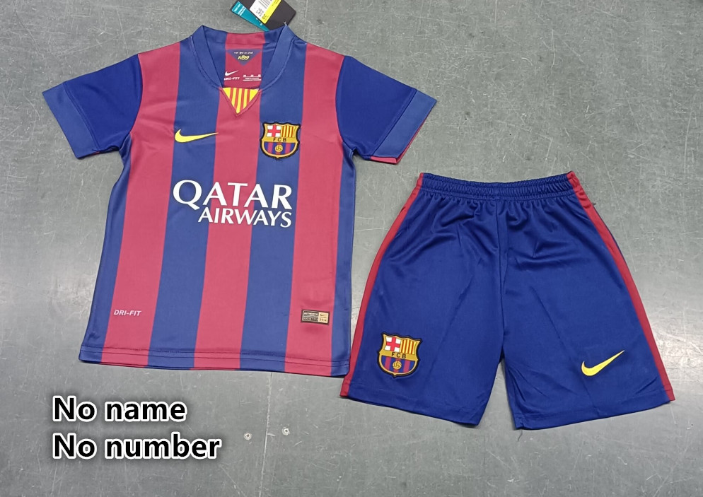 Retro jersey Barcelona jersey kids kit Home Third away 94-9514-15 1996-97 188-89 08-09 10-11 1992-95 13-14 Barcelona Retrosoccer jersey 10-20 days. It will arrive in your country