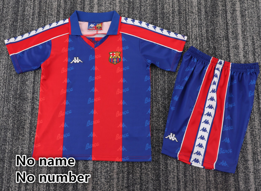 Retro jersey Barcelona jersey kids kit Home Third away 94-9514-15 1996-97 188-89 08-09 10-11 1992-95 13-14 Barcelona Retrosoccer jersey 10-20 days. It will arrive in your country