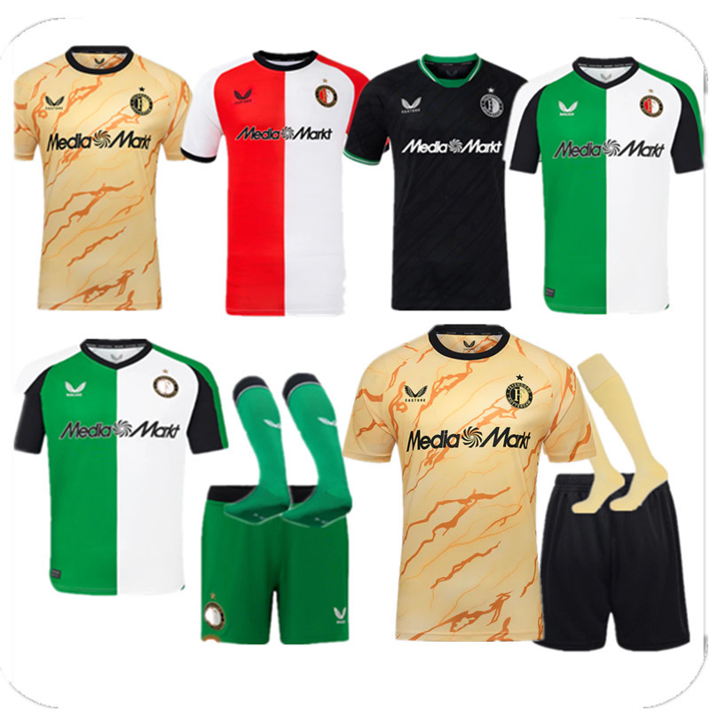 24 25 new Feyenoord  child jersey 2024 2025 adult kit kids kit  Home and away New adult 24 25 Feyenoord  soccer jersey 10-20 days. It will arrive in your country