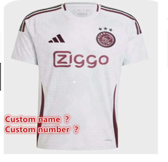 24 25 new Ajax jersey 2024 2025 Home and away New adult 24 25 Ajax soccer jersey 10-20 days. It will arrive in your country
