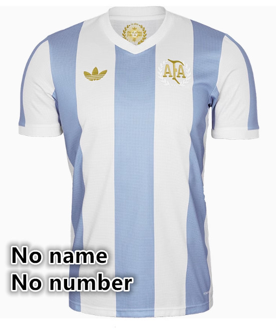 Argentina's 50th anniversary jersey 2024 2025 Home and away New adult 24 25 AC Milan soccer jersey 10-20 days. It will arrive in your country