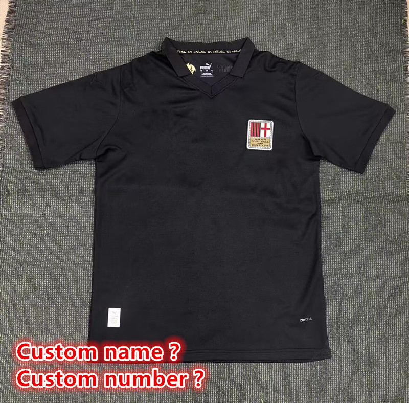 125th anniversary of AC Milan  jersey 2024 2025 Home and away New adult 24 25 AC Milan soccer jersey 10-20 days. It will arrive in your country