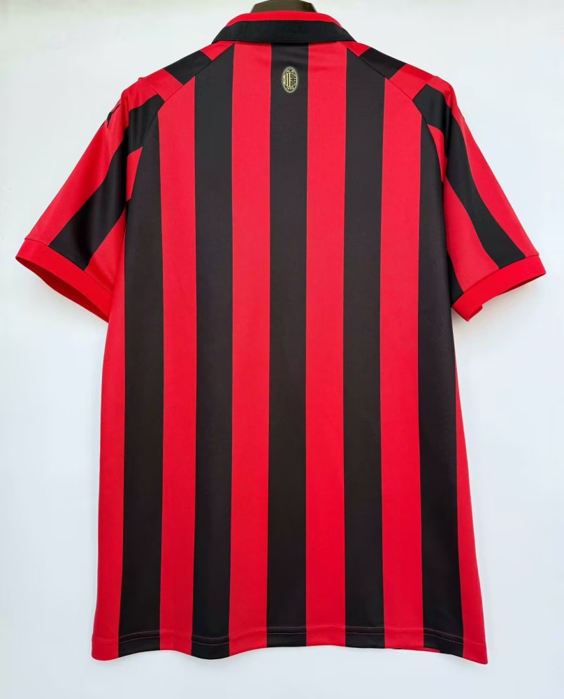 125th anniversary of AC Milan  jersey 2024 2025 Home and away New adult 24 25 AC Milan soccer jersey 10-20 days. It will arrive in your country