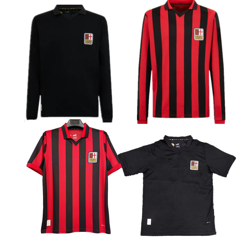 125th anniversary of AC Milan  jersey 2024 2025 Home and away New adult 24 25 AC Milan soccer jersey 10-20 days. It will arrive in your country