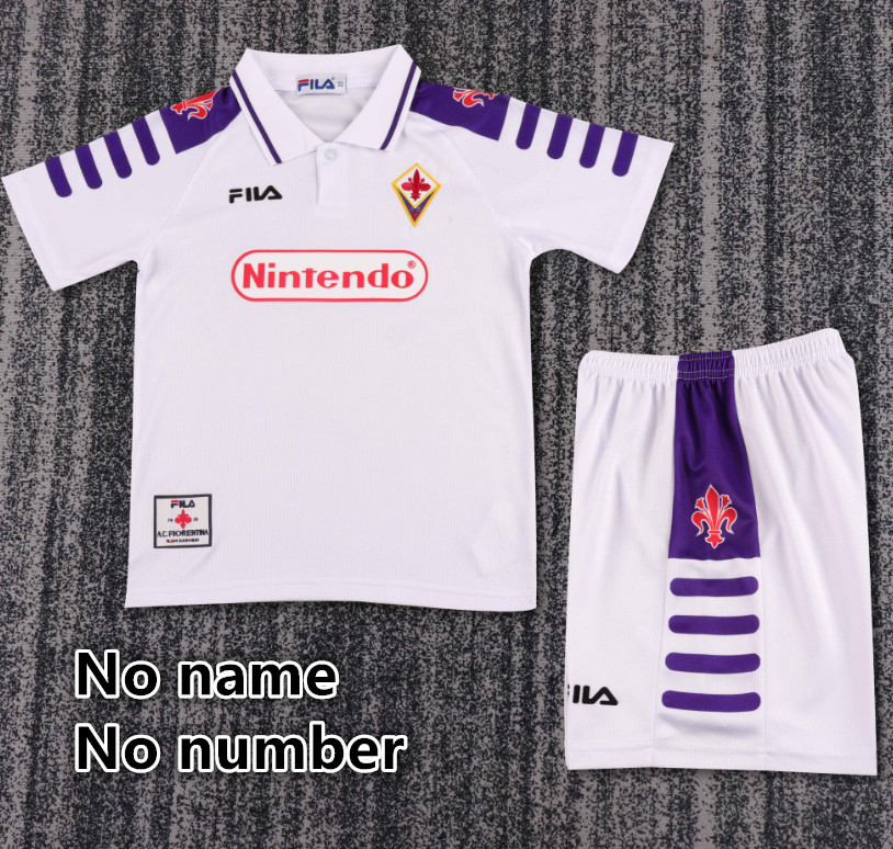 Child kids kit Retro jersey Florence jersey kids kit Home Third away 1998-99  92/93 Florence Retro soccer jersey 10-20 days. It will arrive in your country