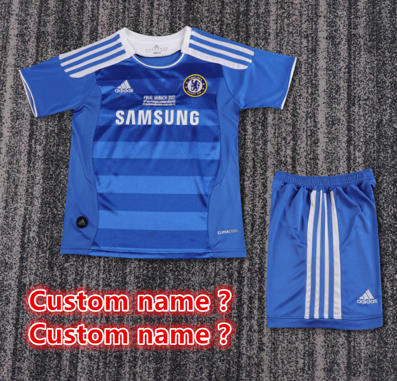 Child kids kit Retro jersey Chelsea jersey kids kit Home Third away 03 11/12 95/97 Chelsea Retro soccer jersey 10-20 days. It will arrive in your country