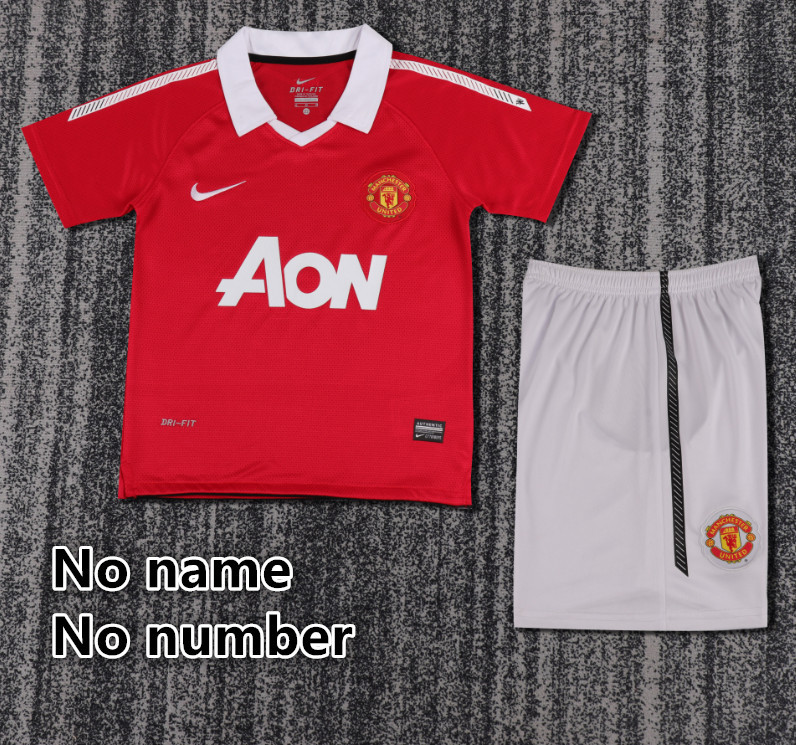 Child kids kit Retro jersey Manchester United jersey kids kit Home Third away 08/09 07/08  2010-11 1996-98 11-12 12/13 1998-99 1990-92  Manchester United Retro soccer jersey 10-20 days. It will arrive in your country