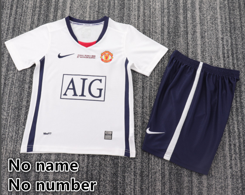 Child kids kit Retro jersey Manchester United jersey kids kit Home Third away 08/09 07/08  2010-11 1996-98 11-12 12/13 1998-99 1990-92  Manchester United Retro soccer jersey 10-20 days. It will arrive in your country