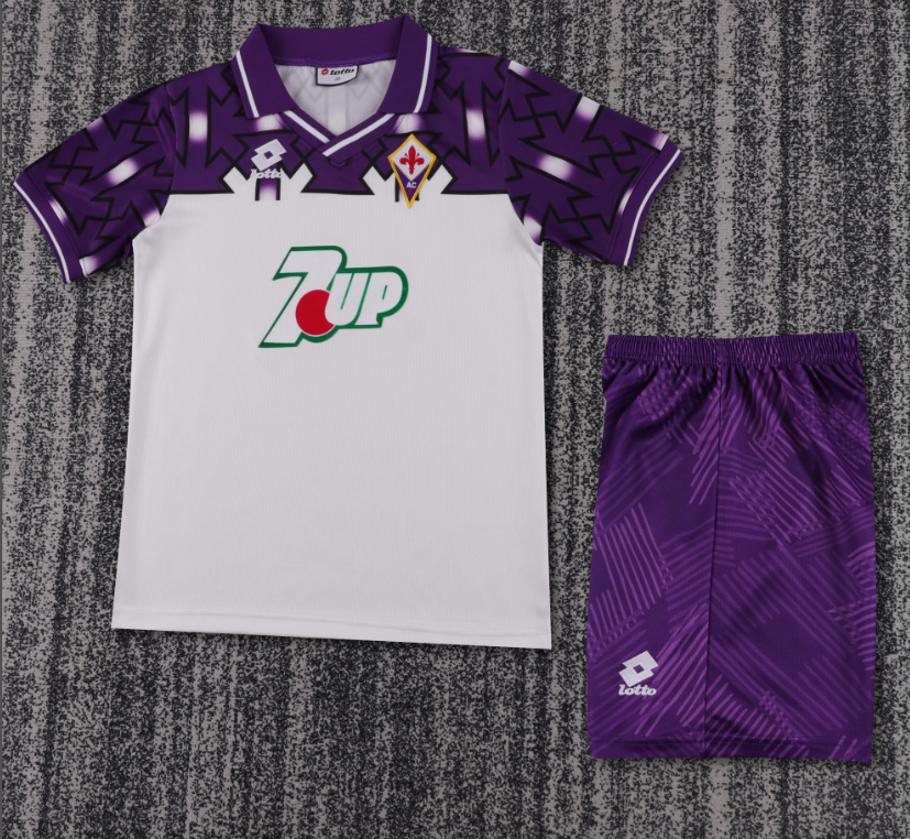 Child kids kit Retro jersey Florence jersey kids kit Home Third away 1998-99  92/93 Florence Retro soccer jersey 10-20 days. It will arrive in your country