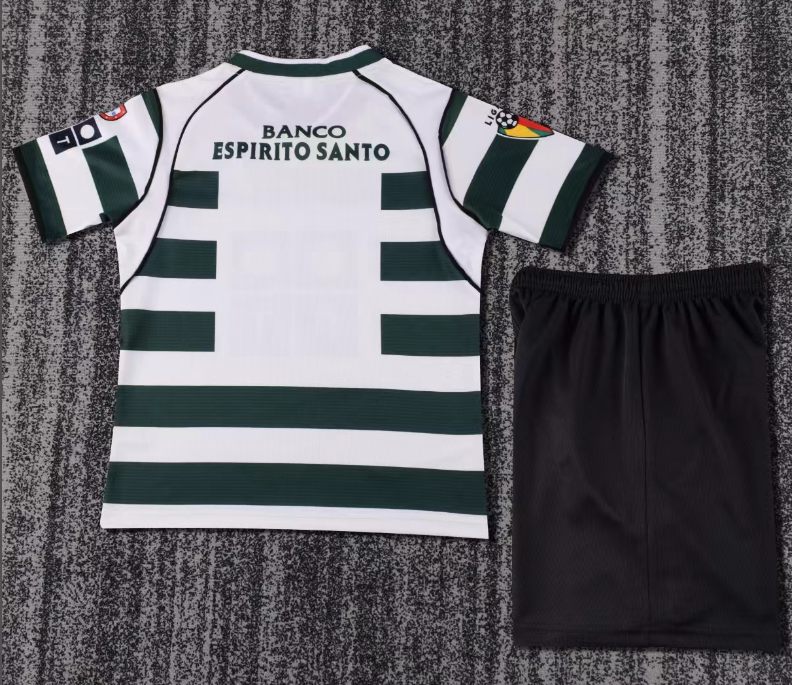 Child kids kit Retro jersey Lisbon jersey kids kit Home Third away  2001-03 Lisbon Retro soccer jersey 10-20 days. It will arrive in your country