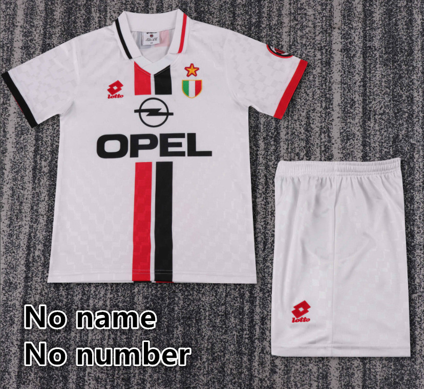 Child kids kit Retro jersey AC Milan jersey kids kit Home Third away 95-96  90/91 98-99 2008-09 1996-97 04-05 06/07  2013-14 1998-99 93/94  AC Milan Retro soccer jersey 10-20 days. It will arrive in your country