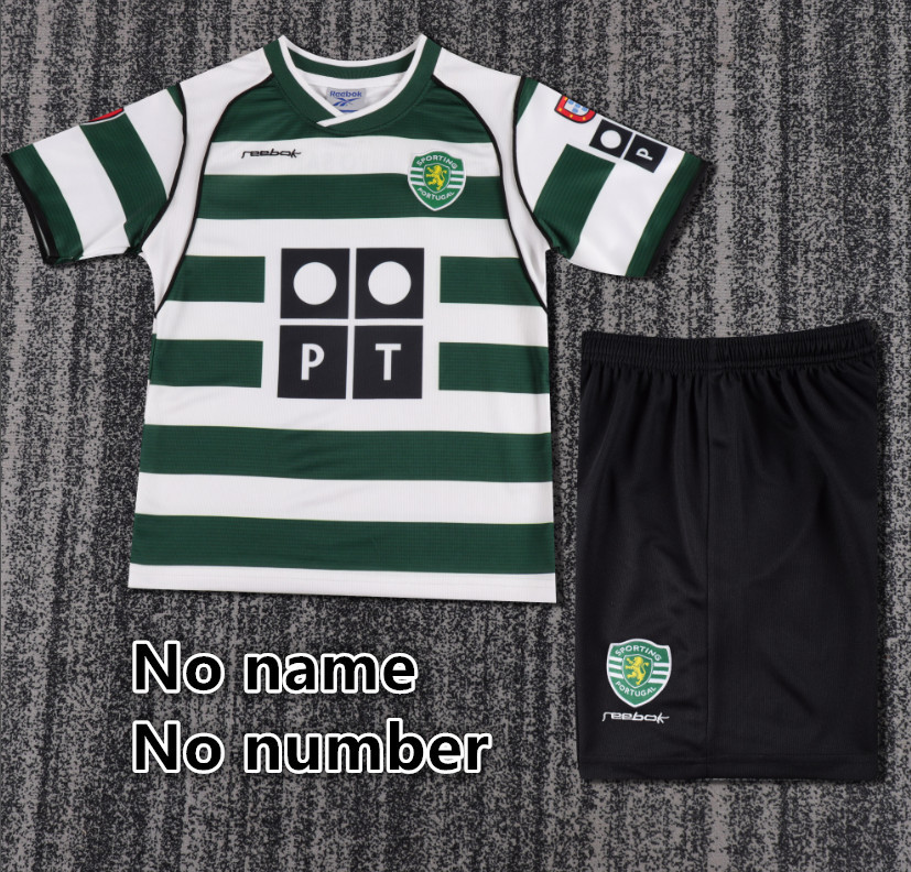 Child kids kit Retro jersey Lisbon jersey kids kit Home Third away  2001-03 Lisbon Retro soccer jersey 10-20 days. It will arrive in your country