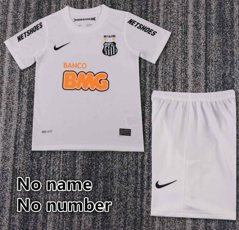 Child kids kit Retro jersey Santos jersey kids kit Home Third away  2013 Santos Retro soccer jersey 10-20 days. It will arrive in your country
