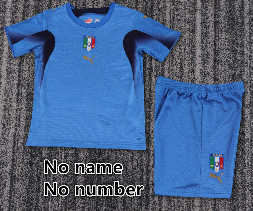 Child kids kit Retro jersey Italy jersey kids kit Home Third away 06 94 96  Italy Retro soccer jersey 10-20 days. It will arrive in your country
