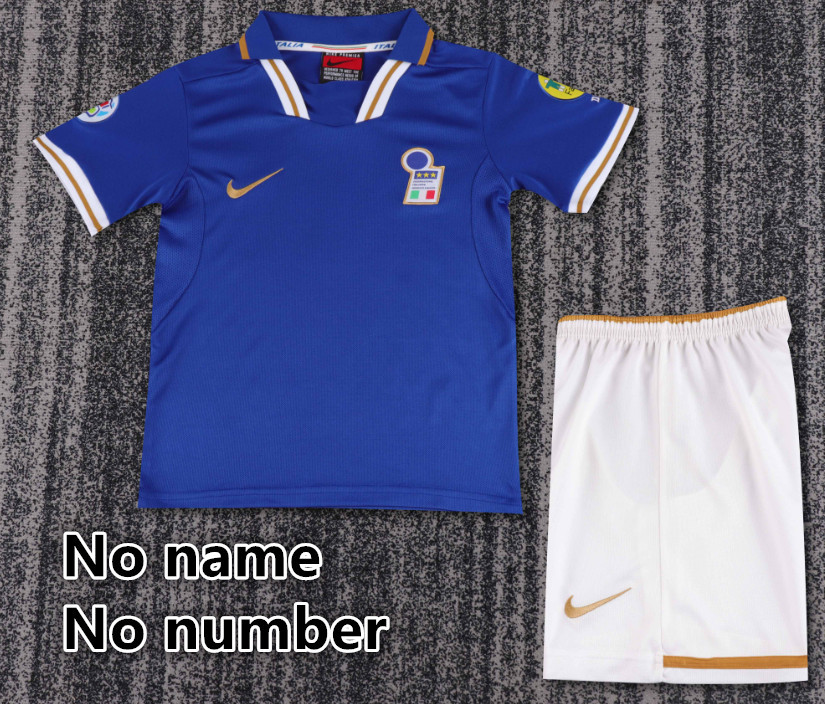 Child kids kit Retro jersey Italy jersey kids kit Home Third away 06 94 96  Italy Retro soccer jersey 10-20 days. It will arrive in your country
