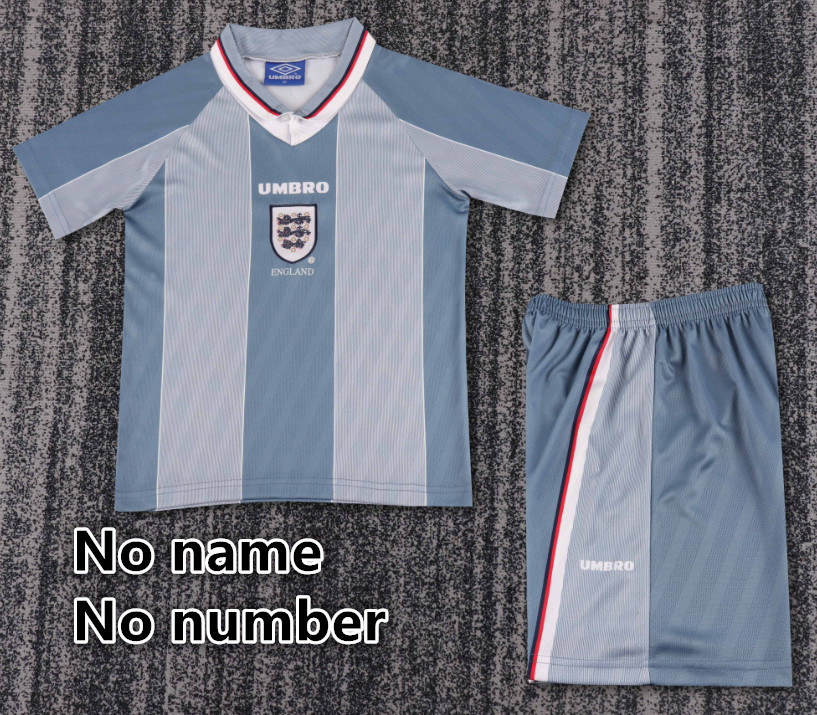 Child kids kit Retro jersey England jersey kids kit Home Third away 96 1998 England Retro soccer jersey 10-20 days. It will arrive in your country