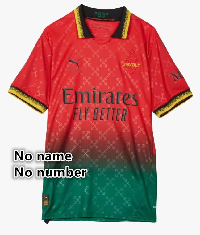 new AC Milan jersey 25 26  Home and away New adult 2025 2026 AC Milan soccer jersey 10-20 days. It will arrive in your country