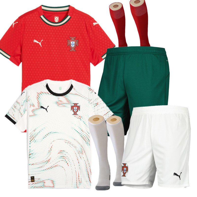 Portugal jersey 25 26 adult kit kids kit Home Third away New adult 2025 2026 Portugal  soccer jersey 10-20 days. It will arrive in your country