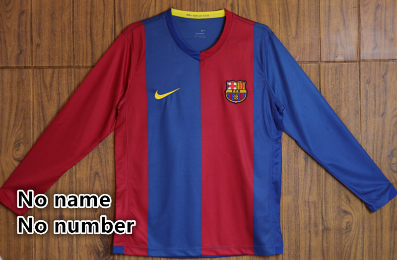 Long sleeve Barcelona Retro jersey 25 26  Home and away New adult Retro 2010/11 1996-97 95-97 2014-15 2016-17 2005-06 Barcelona soccer jersey 10-20 days. It will arrive in your country