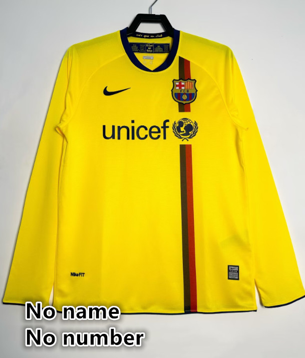 Long sleeve Barcelona Retro jersey 25 26  Home and away New adult Retro 2010/11 1996-97 95-97 2014-15 2016-17 2005-06 Barcelona soccer jersey 10-20 days. It will arrive in your country