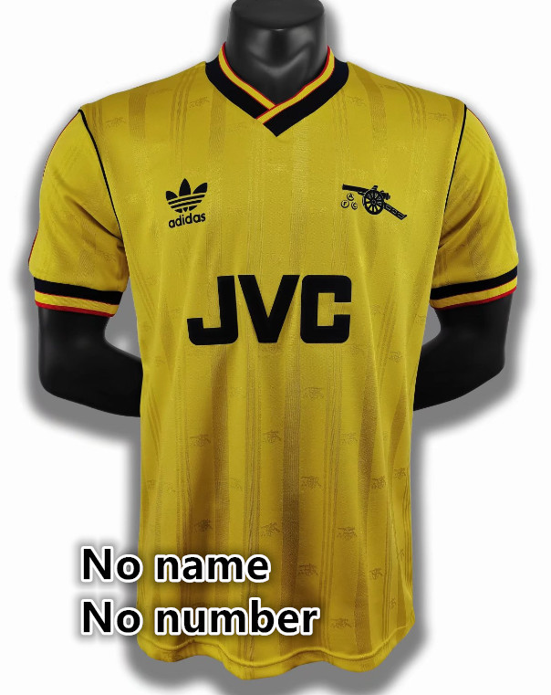 Arsenal Retro jersey 25 26  Home and away New adult Retro  1986 /88  1993/94 1988/90 1986/96  2004/05  1992/93 1995  2001/02 Arsenal soccer jersey 10-20 days. It will arrive in your country days. It will arrive in your country