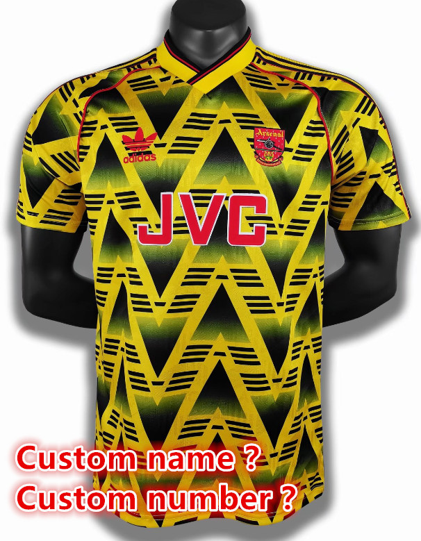Arsenal Retro jersey 25 26  Home and away New adult Retro  1986 /88  1993/94 1988/90 1986/96  2004/05  1992/93 1995  2001/02 Arsenal soccer jersey 10-20 days. It will arrive in your country days. It will arrive in your country