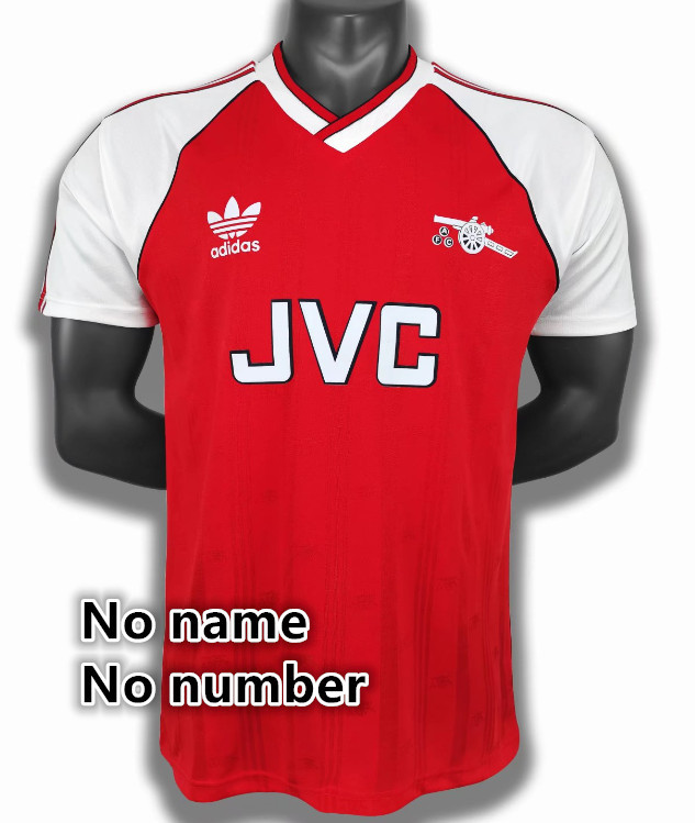 Arsenal Retro jersey 25 26  Home and away New adult Retro  1986 /88  1993/94 1988/90 1986/96  2004/05  1992/93 1995  2001/02 Arsenal soccer jersey 10-20 days. It will arrive in your country days. It will arrive in your country