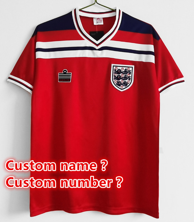 England Retro jersey 25 26  Home and away New adult Retro 2004 1996 1990 1998  2002 1992 1984/ 87  1982  2001/03  1190/01 England soccer jersey 10-20 days. It will arrive in your country days. It will arrive in your country