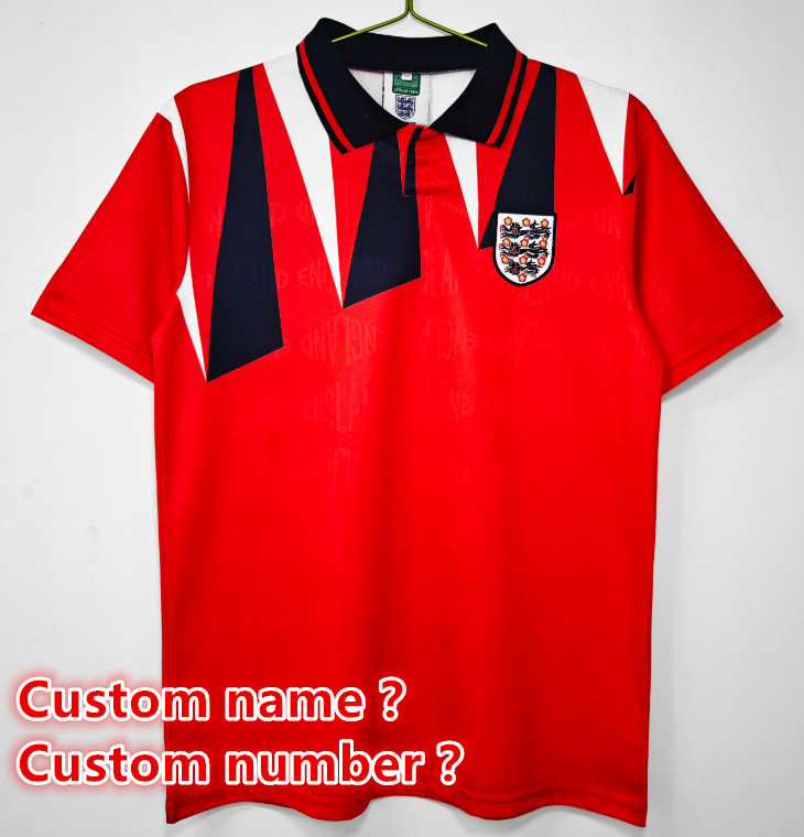 England Retro jersey 25 26  Home and away New adult Retro 2004 1996 1990 1998  2002 1992 1984/ 87  1982  2001/03  1190/01 England soccer jersey 10-20 days. It will arrive in your country days. It will arrive in your country
