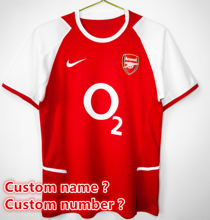 Arsenal Retro jersey 25 26  Home and away New adult Retro  1986 /88  1993/94 1988/90 1986/96  2004/05  1992/93 1995  2001/02 Arsenal soccer jersey 10-20 days. It will arrive in your country days. It will arrive in your country
